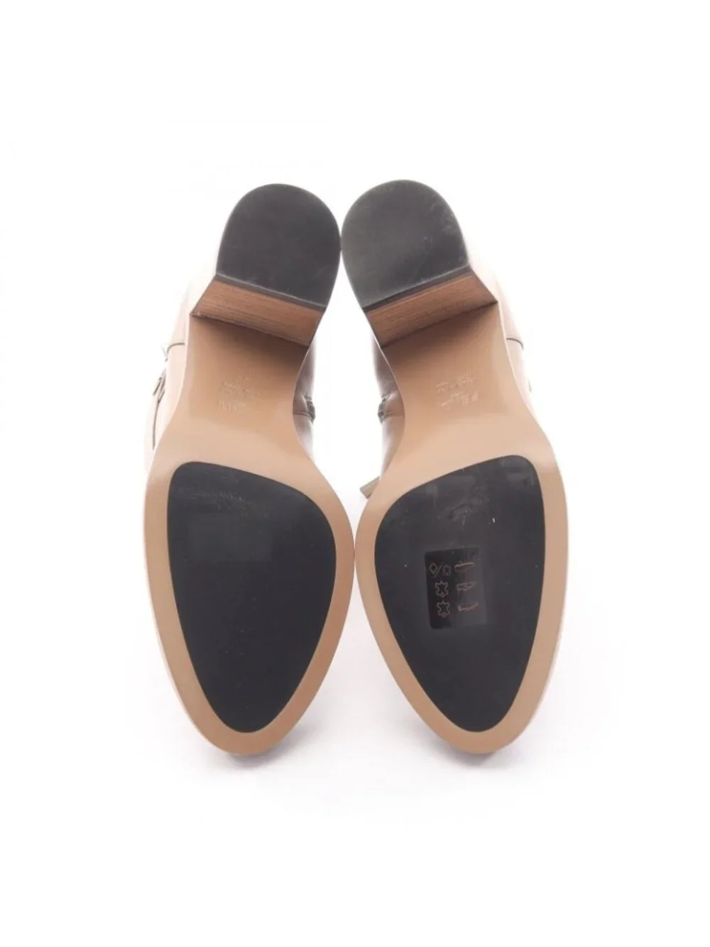 Fendi Boots Leather Beige